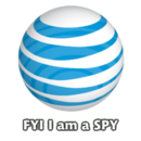 AT&T was one of the telco companies involved with spying on Americans.  (see previous image)  (<a href="spray1.tga">TGA</a> for use in TF2)